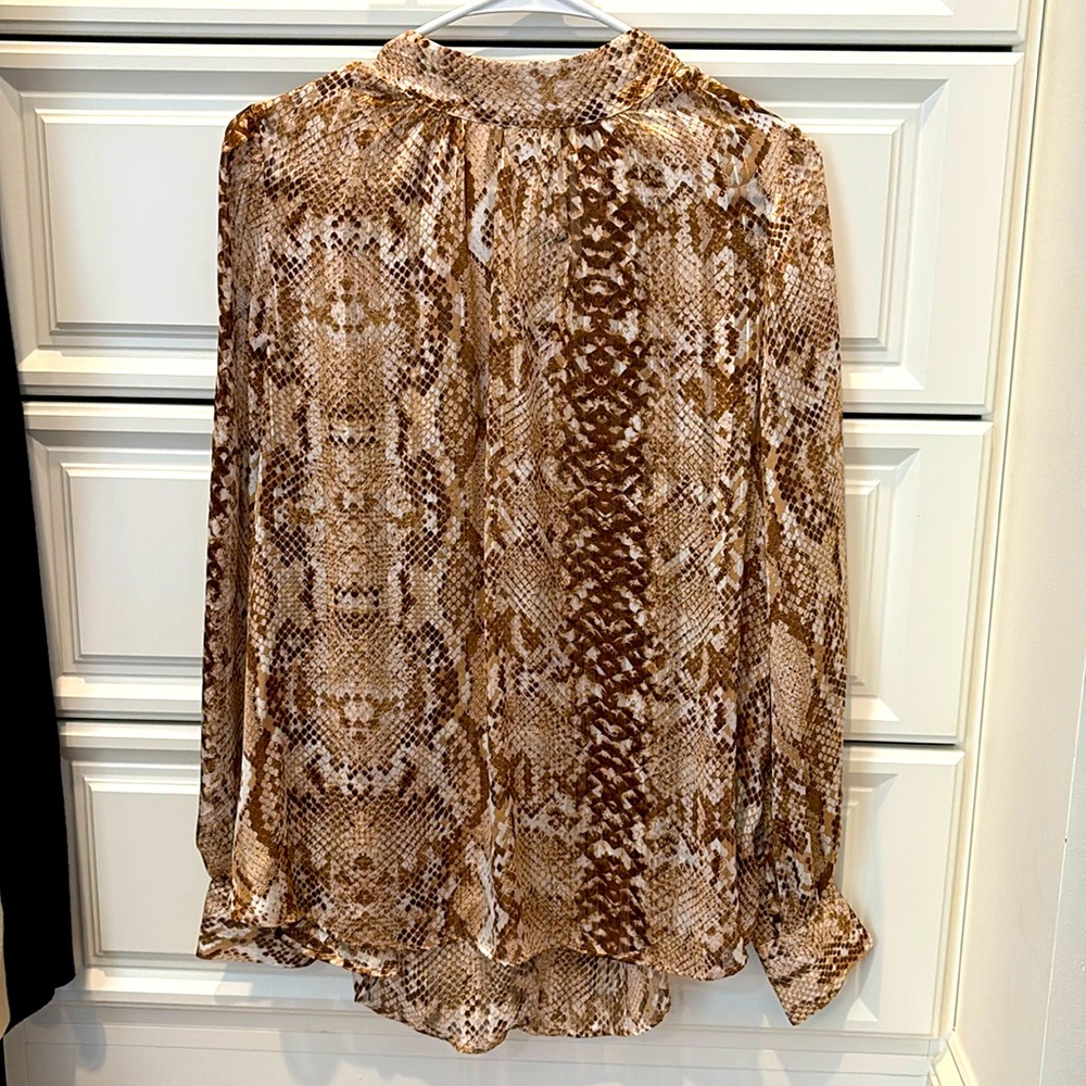 H&M Snakeskin Top